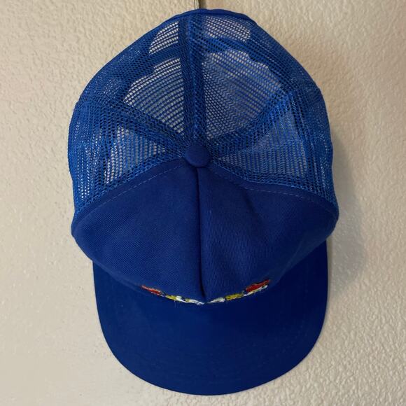 VTG New Era 100 Anniversary Dodger’s Blue Snap Back Trucker Baseball Hat Med-Lg - Picture 2 of 12